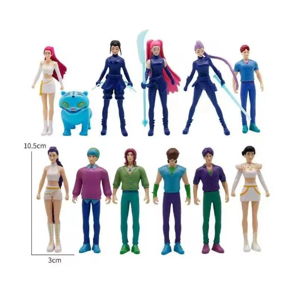 Kpop Demon Hunter Action Figures Toys Set of 12 New